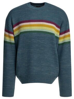 Kapital Peckish Rainbow Crewneck Sweater Tag Size 3 Men